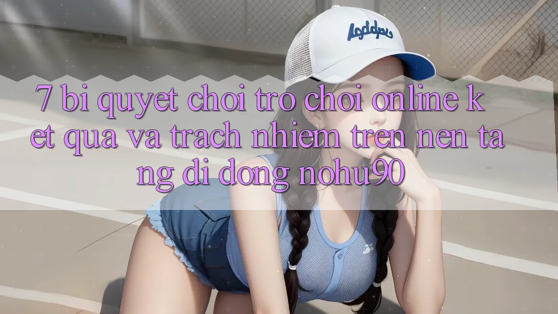7. Bí Quyết Chơi Trò chơi Online Kết quả Và Trách Nhiệm Trên Nền tảng di động nohu90