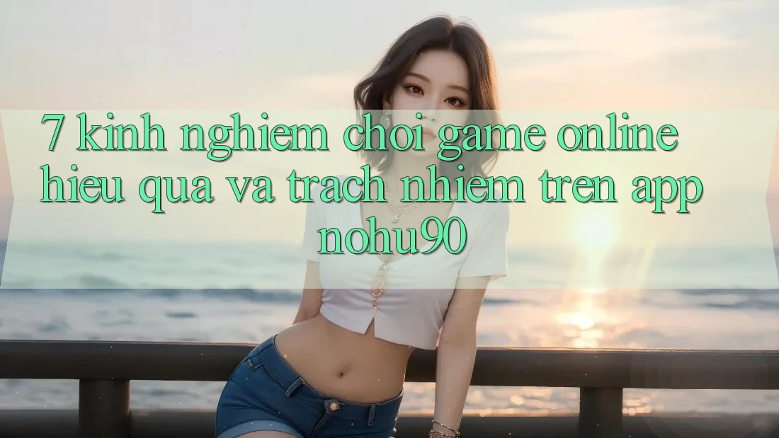 7. Kinh nghiệm Chơi Game Online Hiệu Quả Và Trách Nhiệm Trên App nohu90 7. Kinh nghiệm Chơi Game Online Hiệu Quả Và Trách Nhiệm Trên App nohu90