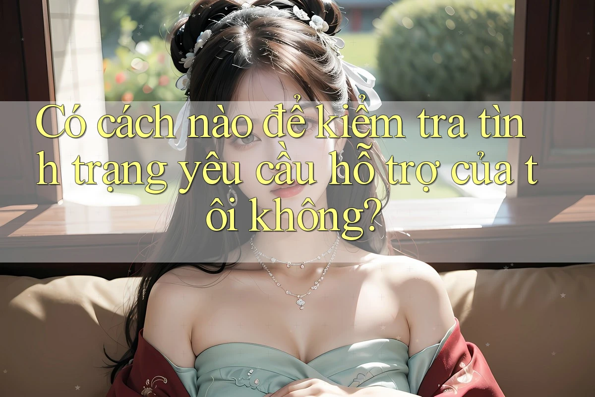 Có cách nào để kiểm tra tình trạng yêu cầu hỗ trợ của tôi không? Có cách nào để kiểm tra tình trạng yêu cầu hỗ trợ của tôi không?
