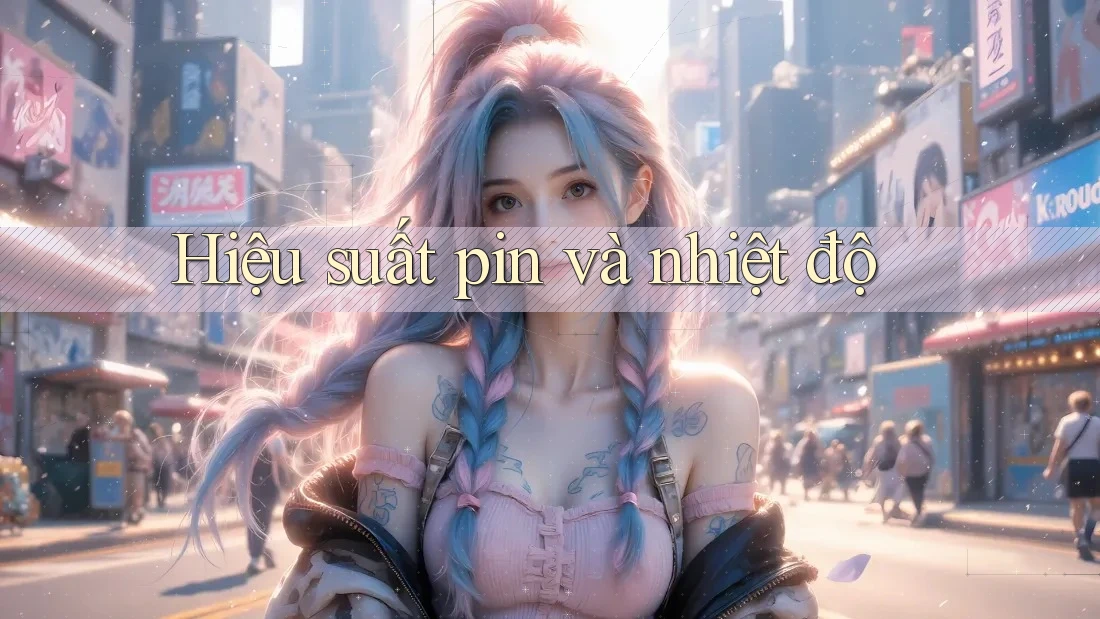 Hiệu suất pin và nhiệt độ Hiệu suất pin và nhiệt độ