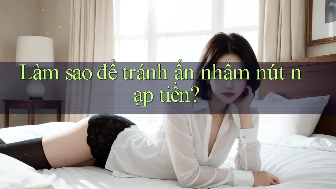 Làm sao để tránh ấn nhầm nút nạp tiền? Làm sao để tránh ấn nhầm nút nạp tiền?