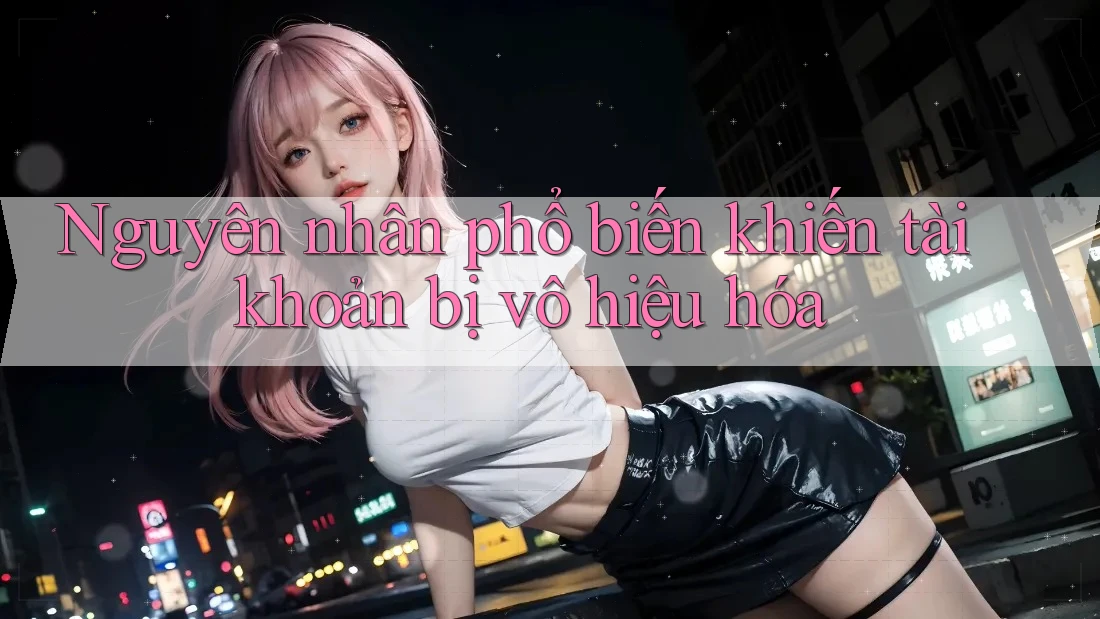 Nguyên nhân phổ biến khiến tài khoản bị vô hiệu hóa Nguyên nhân phổ biến khiến tài khoản bị vô hiệu hóa