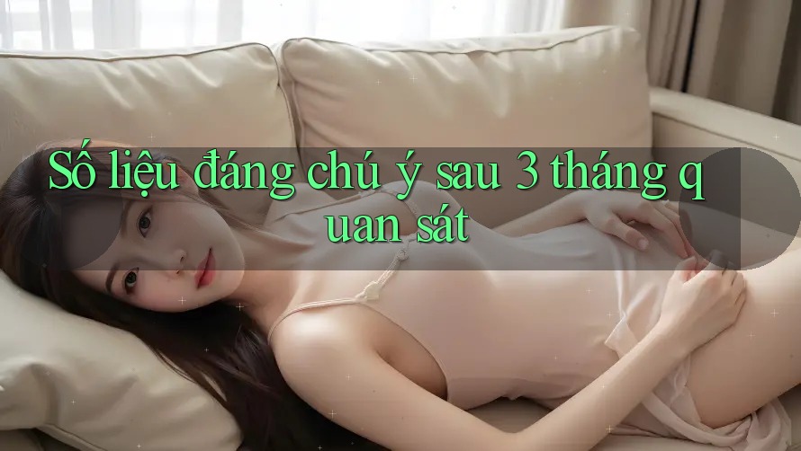 Số liệu đáng chú ý sau 3 tháng quan sát Số liệu đáng chú ý sau 3 tháng quan sát