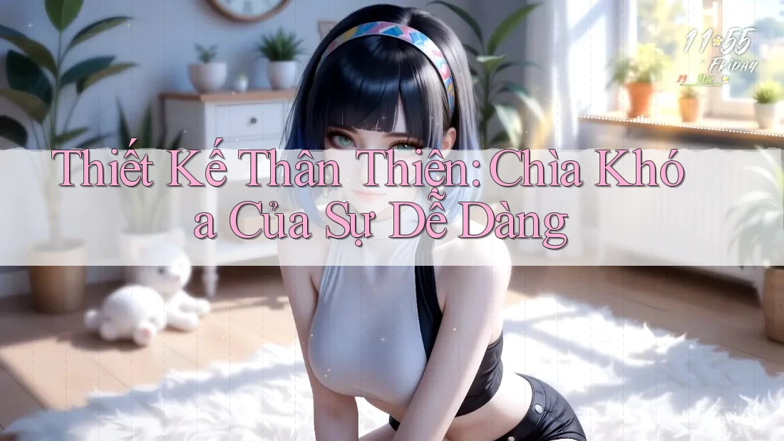 Thiết Kế Thân Thiện: Chìa Khóa Của Sự Dễ Dàng Thiết Kế Thân Thiện: Chìa Khóa Của Sự Dễ Dàng