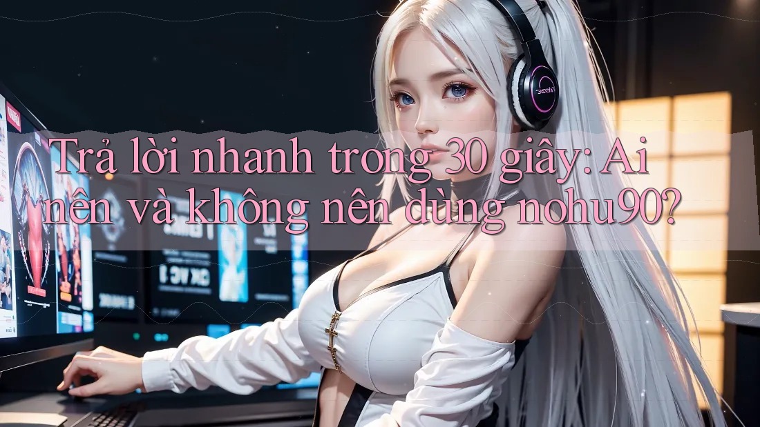 Trả lời nhanh trong 30 giây: Ai nên và không nên dùng nohu90?