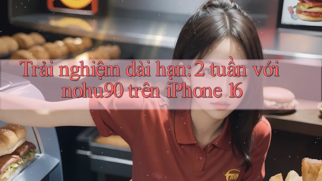 Trải nghiệm dài hạn: 2 tuần với nohu90 trên iPhone 16 Trải nghiệm dài hạn: 2 tuần với nohu90 trên iPhone 16